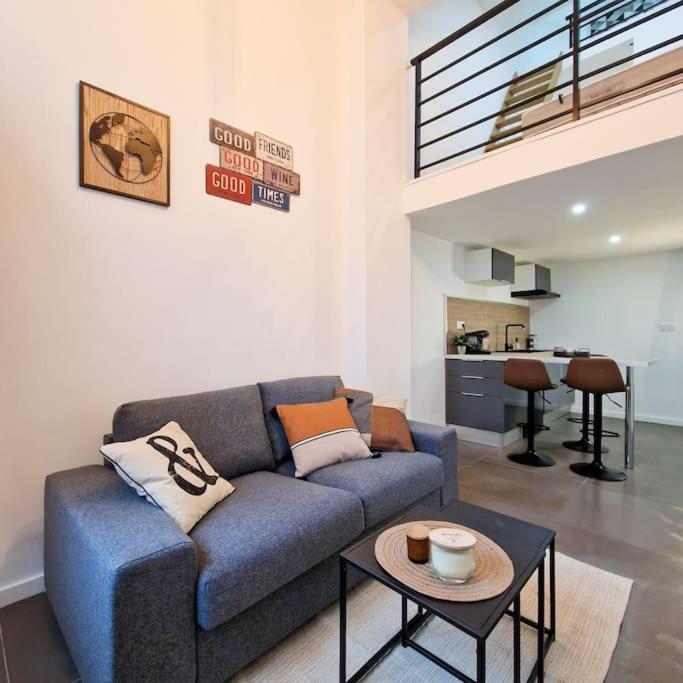 Апартаменты L'Atelier B Magnifique Loft Avec Terrasse Privee Сент-Этьен Экстерьер фото